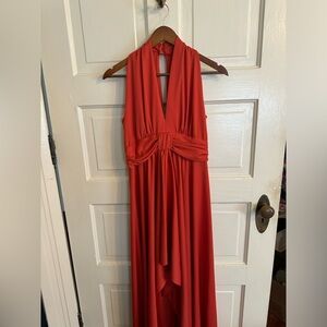 Vintage burnt orange dress